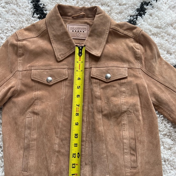 BLANKNYC cropped hazelnut suede jacket small - Picture 5 of 8